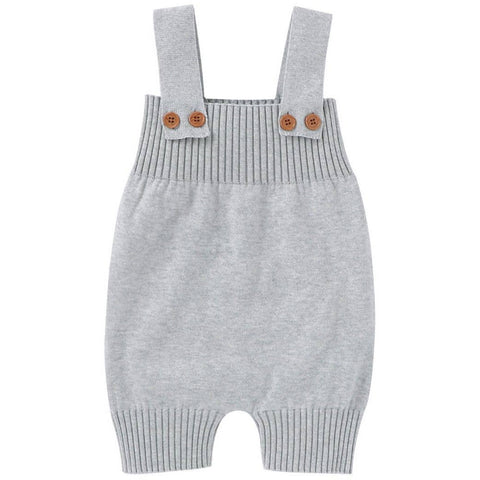 Grey knit overall (9months - 18months)