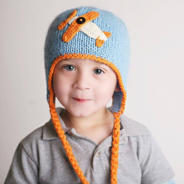 Aircraft earflap beanie hat (NB-6years) dijakids kids clothing