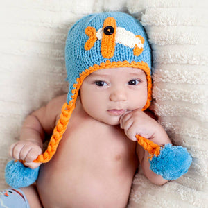 Aircraft earflap beanie hat (NB-6years) dijakids kids clothing