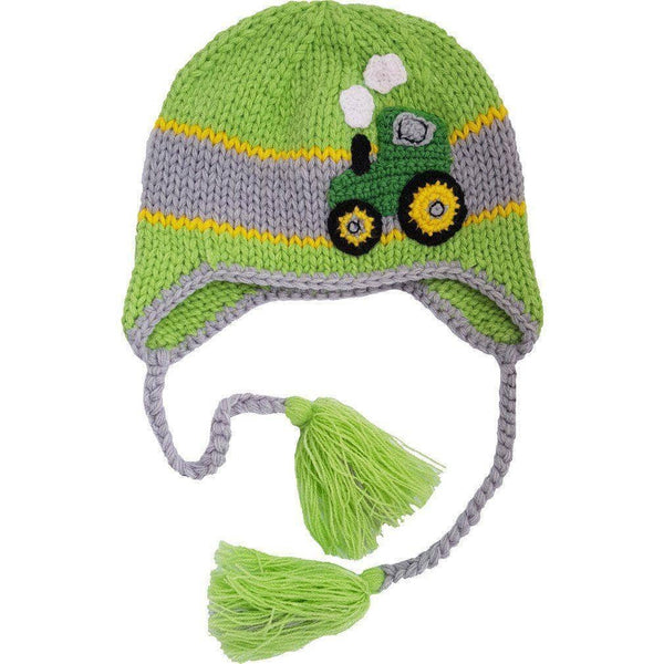 Farm earflap beanie hat (0-6m)