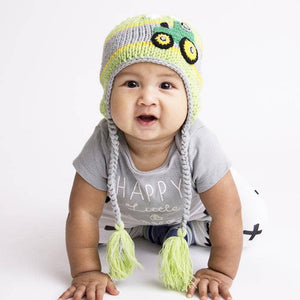 Farm earflap beanie hat (0-6m)