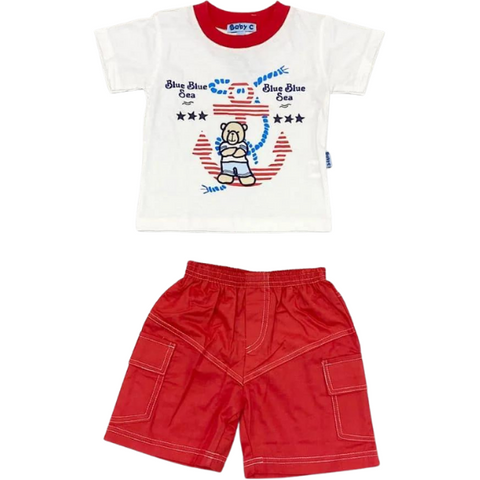 Sailor T Shirt and Shorts Set (6-23M)
