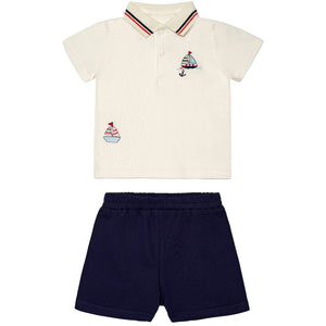 Boat two-piece shorts set (9 months - 3years)